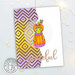 Hero Arts - Clings - Repositionable Rubber Stamps - ZigZag Pattern Bold Prints