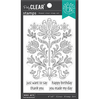 Hero Arts - Clear Photopolymer Stamps - Folk Art