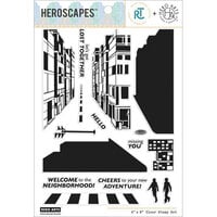 Hero Arts - Ralph Tyndall - Clear Photopolymer Stamps - Street-View Heroscape