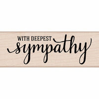 Hero Arts - Woodblock - Wood Mounted Stamps - With Deepest Sympathy