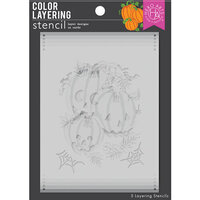 Hero Arts - Shop Box Collection - Stencils - Color Layering Pumpkin Bunch