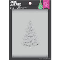 Hero Arts - Color Layering Stencils - O Christmas Tree