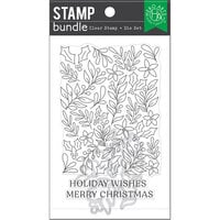 Hero Arts - Shop Box Collection - Die and Clear Photopolymer Stamp Set - Christmas Foliage