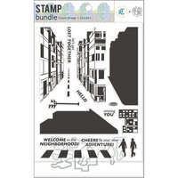 Hero Arts - Ralph Tyndall - Die And Clear Photopolymer Stamp - Street-View Heroscape