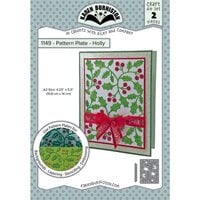 Karen Burniston - Craft Dies - Holly Pattern Plate