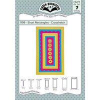 Karen Burniston - Craft Dies - Short Rectangles - Crosshatch