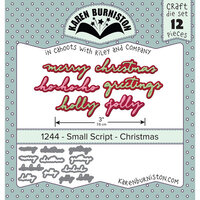 Karen Burniston - Craft Dies - Small Script - Christmas