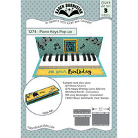 Karen Burniston - Craft Dies - Piano Keys Pop-Up