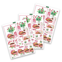 Katy Sue Designs - 3D Die Cut Decoupage Layers - Easy Pop Out Designs - Roses and Chocolates