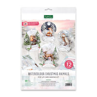 Katy Sue Designs - Card Making Kit - Watercolour Christmas Animals