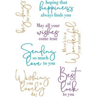 LDRS Creative - With Affection Collection - Clear Photopolymer Stamps - My Wish For You