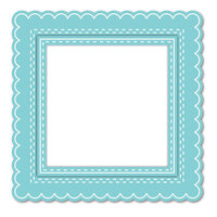 LDRS Creative - Designer Dies - Double Stitched Scalloped Square