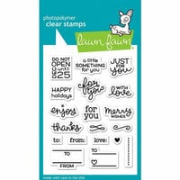 Lawn Fawn - Clear Photopolymer Stamps - Tiny Tag Sayings