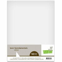 Lawn Fawn - 8.5 x 11 Vellum - 10 Pack