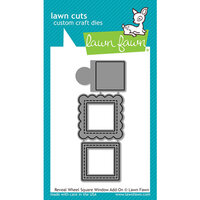 Lawn Fawn - Lawn Cuts - Dies - Reveal Wheel Square Window Add-On