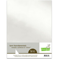 Lawn Fawn - Metallic Cardstock - Silver