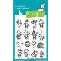 Lawn Fawn - Clear Photopolymer Stamps - Tiny Birthday Friends