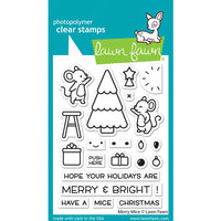 Lawn Fawn - Clear Photopolymer Stamps - Merry Mice