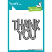 Lawn Fawn - Lawn Cuts - Dies - Giant Thank You