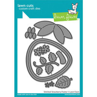 Lawn Fawn - Lawn Cuts - Dies - Stitched Strawberry Frame