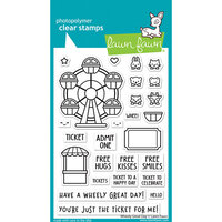 Lawn Fawn - Clear Photopolymer Stamps - Wheely Great Day