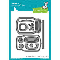 Lawn Fawn - Lawn Cuts - Dies - Build-A-Drink Mason Jar - Add-On