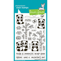 Lawn Fawn - Clear Photopolymer Stamps - I Heart Pandas