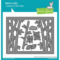 Lawn Fawn - Lawn Cuts - Dies - Bamboo Forest Backdrop - Landscape