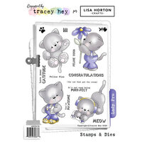 Lisa Horton Crafts - Die and Clear Photopolymer Stamp Set - Lady Pru