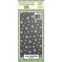 Lisa Horton Crafts - Slimline - 3D Embossing Folder - Starry Night