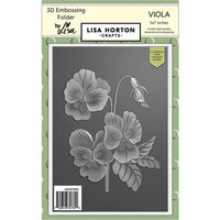 Lisa Horton Crafts - 3D Embossing Folder with Coordinating Dies - Viola