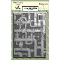 Lisa Horton Crafts - 3D Embossing Folder - Pipework