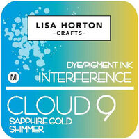 Lisa Horton Crafts - Cloud 9 - Metallic Interference Ink Pad - Sapphire Gold