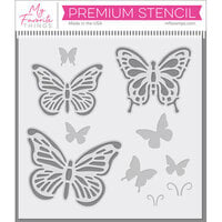 My Favorite Things - Stencils - Flutterbys