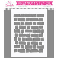 My Favorite Things - Stencils - Rustic Brick