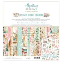 Mintay Papers - In My Craftroom Collection - 12 x 12 Paper Set