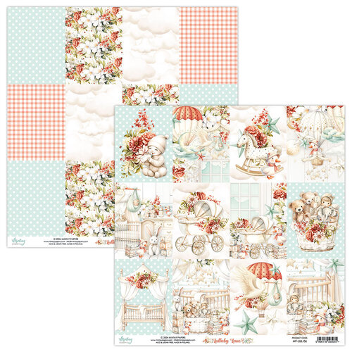 Mintay Papers - Lullaby Lane Collection - 12 x 12 Double Sided Paper - 6