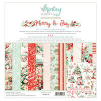 Mintay Papers - Merry & Joy Collection - 12 x 12 Paper Set