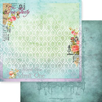 Memory Place - Alice's Tea Party Collection - 12 x 12 Double Sided Paper - Alice's Tea Party