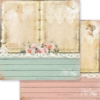 Memory Place - Cherished Elegance Collection - 12 x 12 Double Sided Paper - Grace