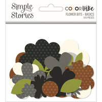 Simple Stories - Color Vibe Collection -Flowers Bits and Pieces - Basics