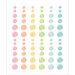 Simple Stories - Color Vibe Collection - Enamel Dots - Lights