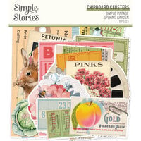 Simple Stories - Simple Vintage Spring Garden Collection - Chipboard Clusters