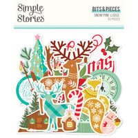 Simple Stories - Snow Pine Lodge Collection - Ephemera - Bits And Pieces