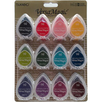 Tsukineko - VersaMagic - Dew Drop Multi-Surface Chalk Ink Pads - 12 Pack