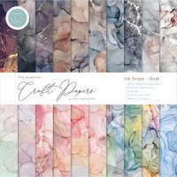 Craft Consortium - Ink Drops Collection - 12 x 12 Paper Pad - Dusk