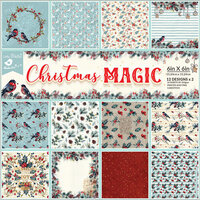 Little Birdie Crafts - 6 x 6 Paper Pack - Christmas Magic