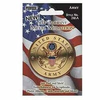 Pioneer - Self Adhesive Metal Medallion - Army