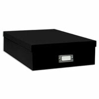 Pioneer - 12" x 12" Scrapbooking Storage Box - Black