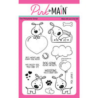 Pink and Main - Clear Photopolymer Stamps - Puppy Love